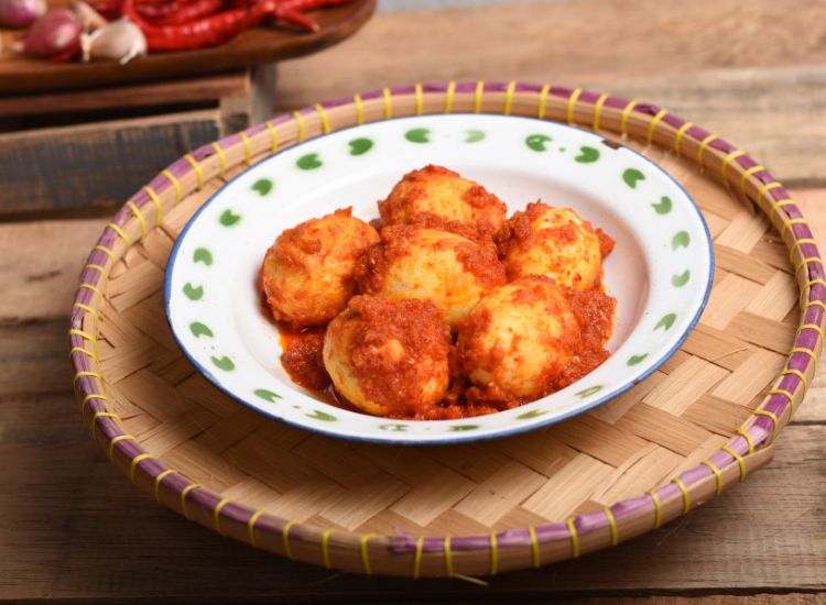 Recette Telur Balado – Œufs durs frits à l’indonésienne